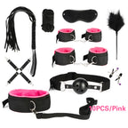 10-Piece BDSM Bondage Kit for Couples, Restraints & Sensory Play Set